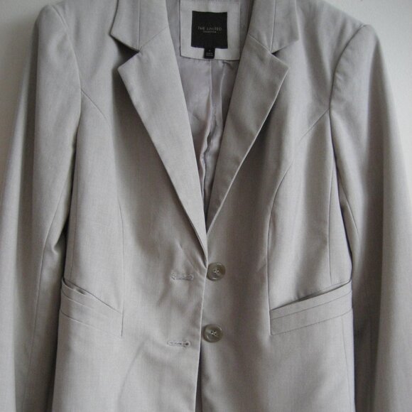 The Limited Collection Classic Blazer Jacket, Tan Beige, Size 6, RN #54874 - Picture 2 of 5
